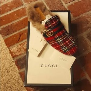 Gucci Princetown Plaid Slipper